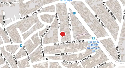 Mapa da localização