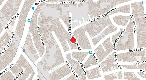 Mapa da localização