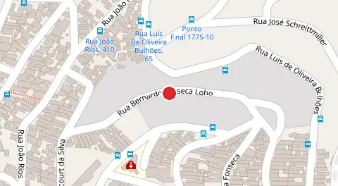 Mapa da localização