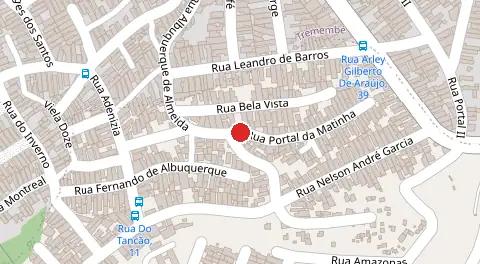Mapa da localização
