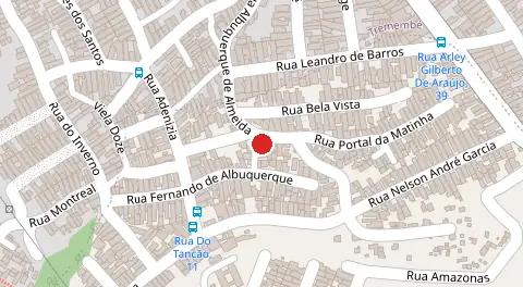 Mapa da localização