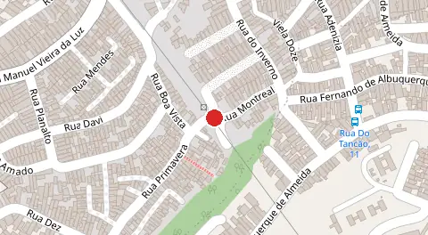 Mapa da localização