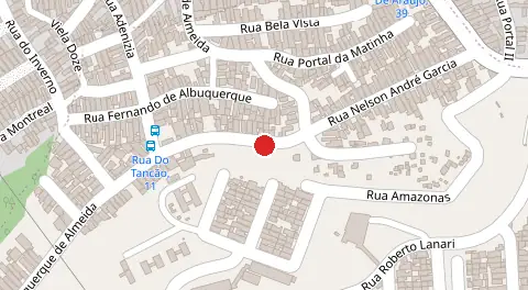 Mapa da localização