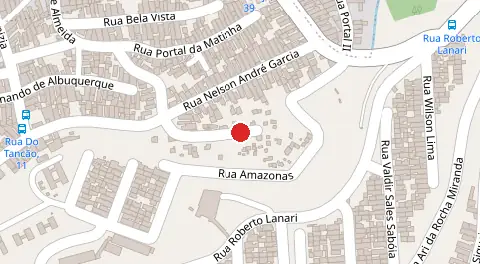 Mapa da localização