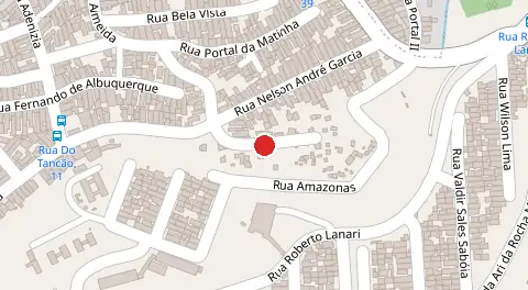 Mapa da localização