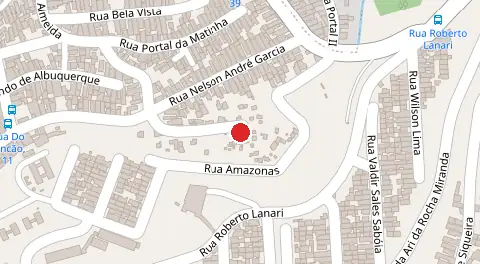 Mapa da localização