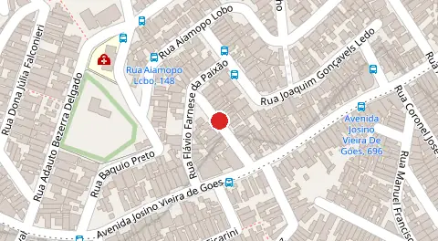 Mapa da localização