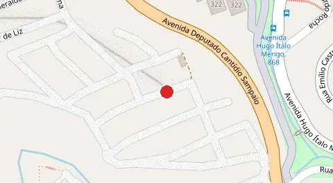 Mapa da localização