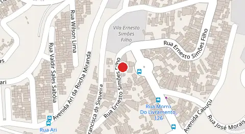 Mapa da localização