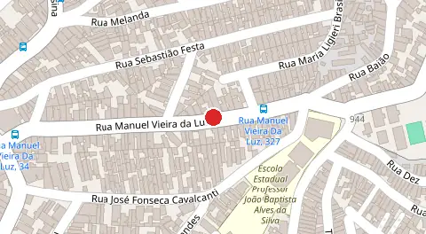 Mapa da localização