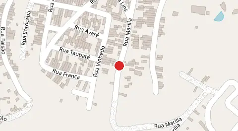 Mapa da localização