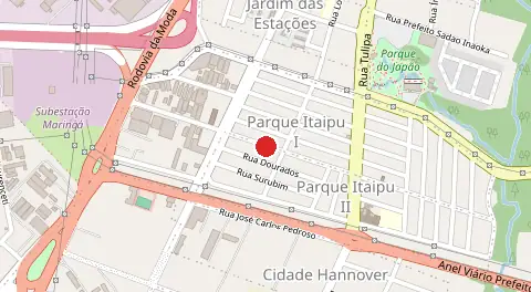 Mapa de Jardim Itaipu