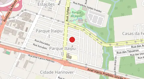 Mapa de Parque Itaipu