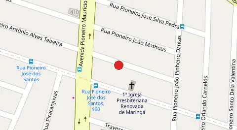 Mapa da localização