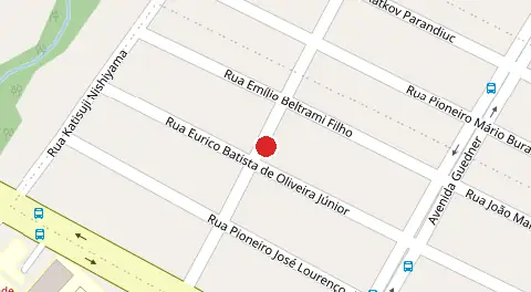 Mapa da localização