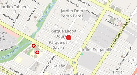 Mapa de Parque Lagoa Dourada