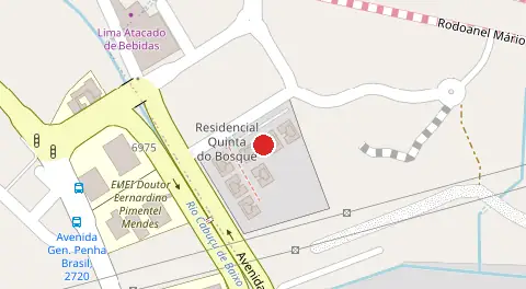 Mapa da localização