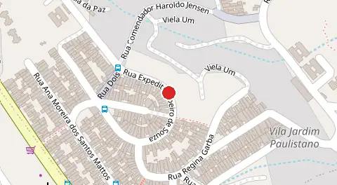 Mapa da localização