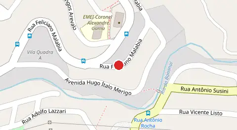 Mapa da localização
