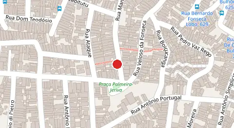 Mapa da localização
