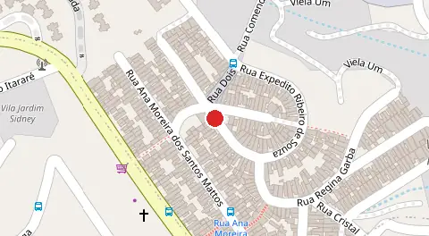 Mapa da localização