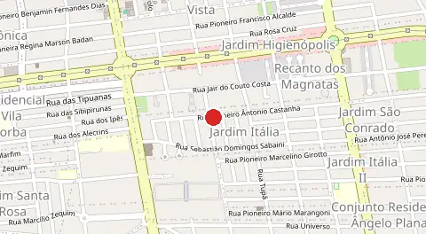 Mapa de Jardim Italia