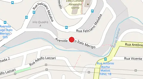Mapa da localização