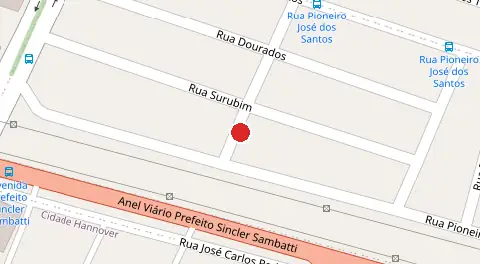 Mapa da localização