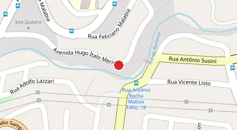 Mapa da localização