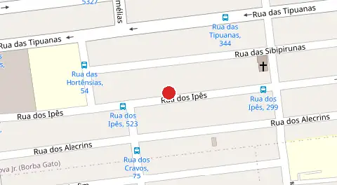 Mapa da localização