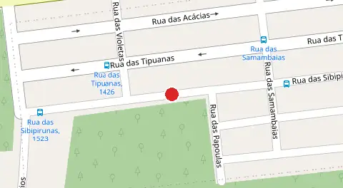 Mapa da localização
