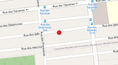Mapa da localização
