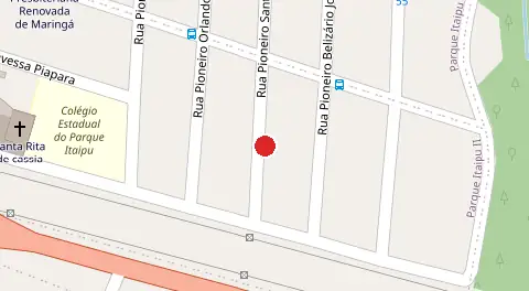 Mapa da localização