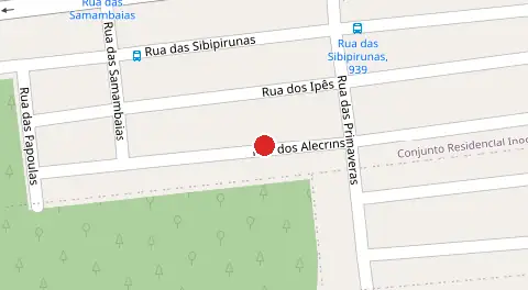 Mapa da localização