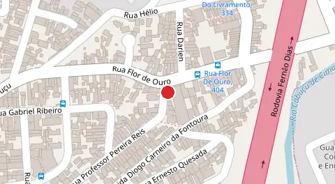 Mapa da localização