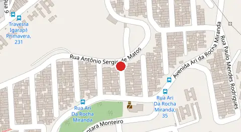 Mapa da localização