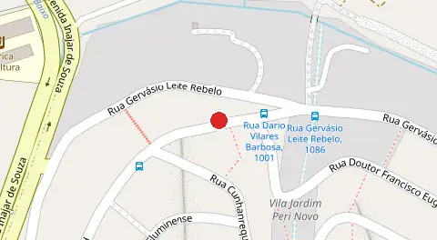 Mapa da localização