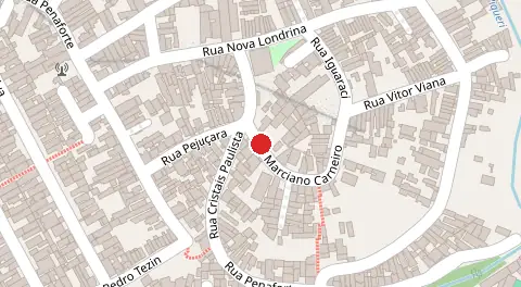 Mapa da localização