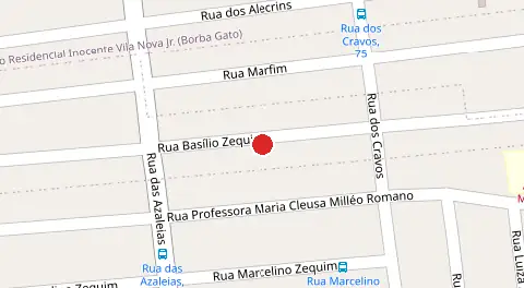 Mapa da localização