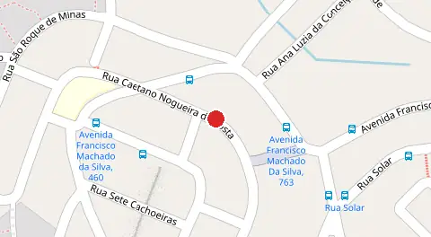 Mapa da localização