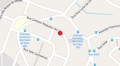 Mapa da localização