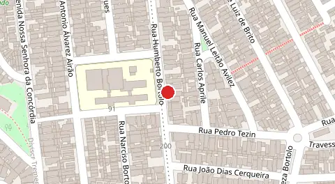 Mapa da localização