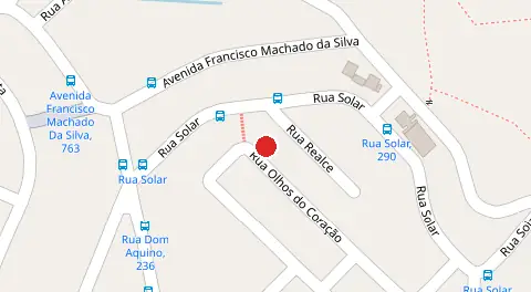 Mapa da localização