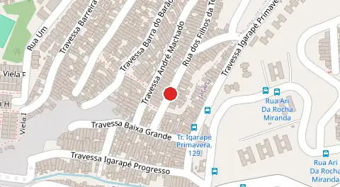 Mapa da localização