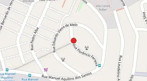 Mapa da localização