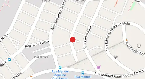 Mapa da localização