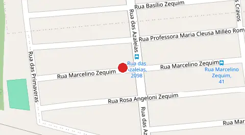 Mapa da localização