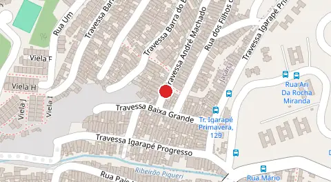 Mapa da localização