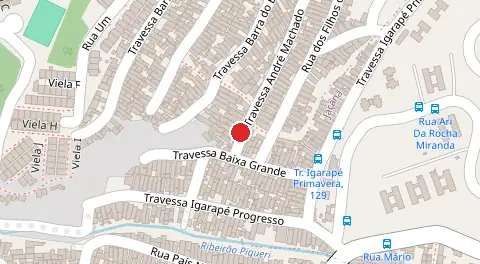 Mapa da localização