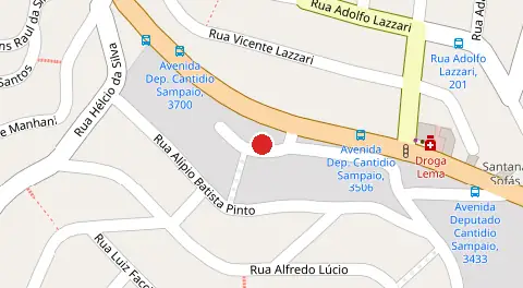 Mapa da localização